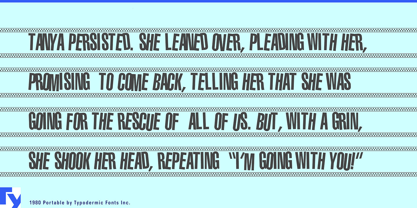 1980 Portable Font Download