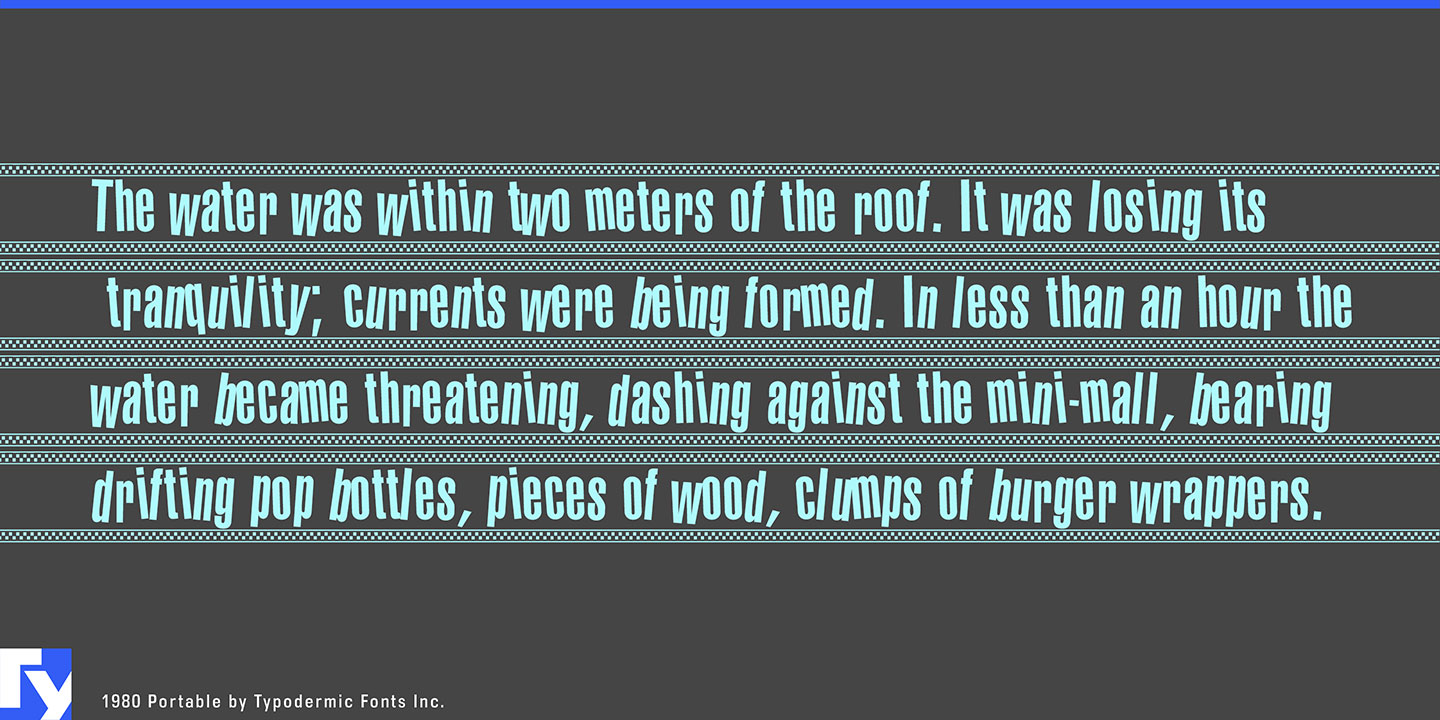 1980 Portable Font Free Download