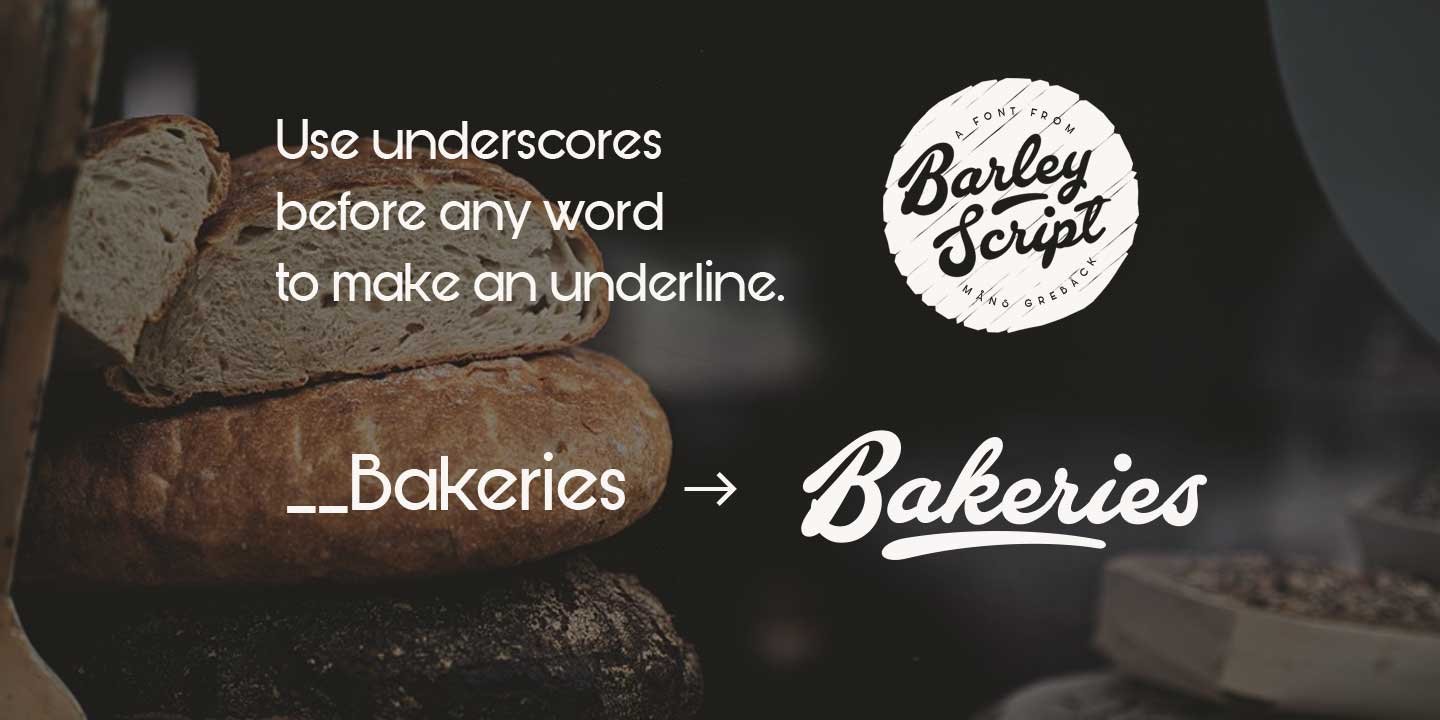Barley Script Font Free Download