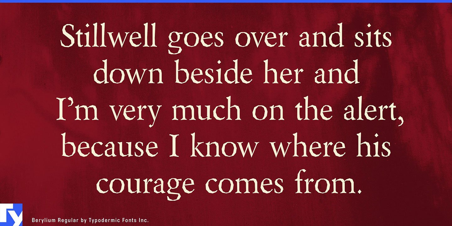 Berylium Font Download