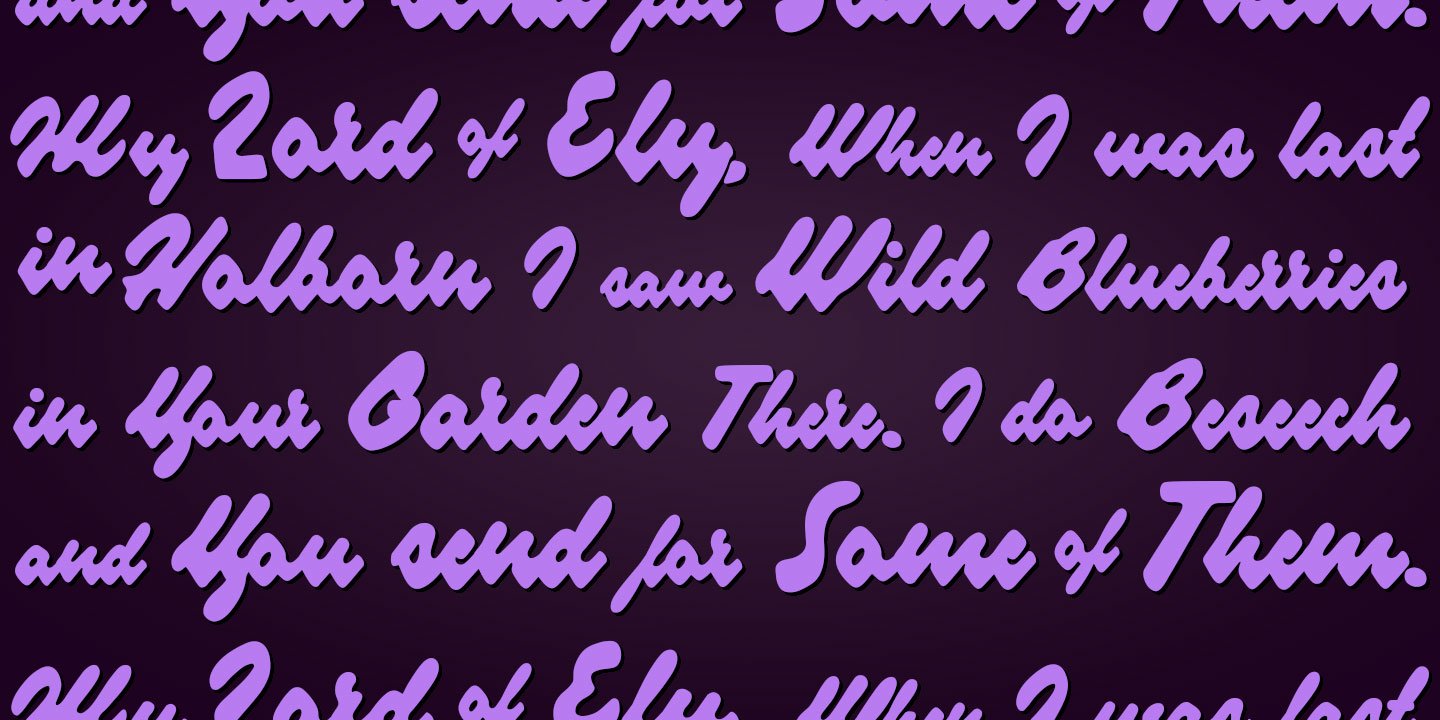 Blueberry Script Font Download