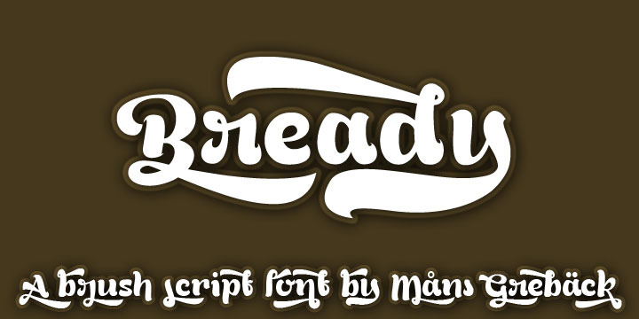Bready Font Free Download
