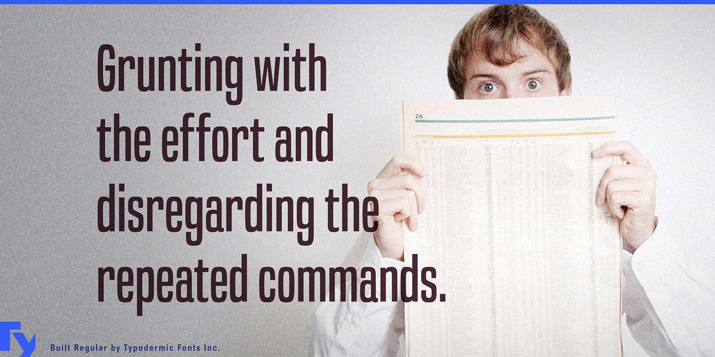 Built Titling Font Download