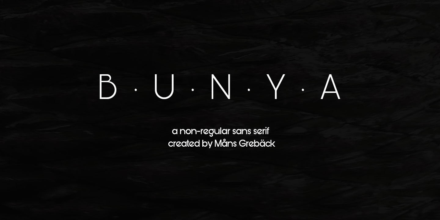 Bunya Font