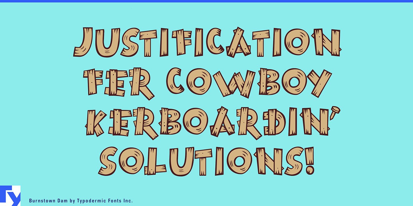 Burnstown Dam Font Download