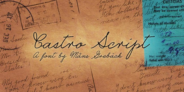 Castro Script Font