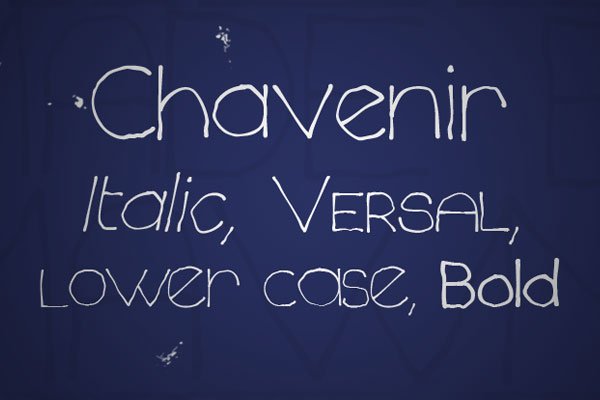 Chavenir Font