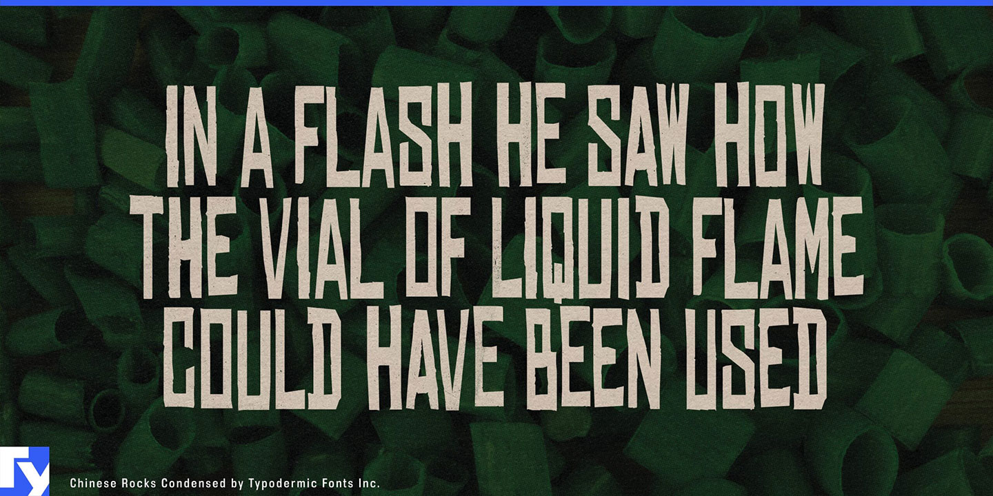 Chinese Rocks Font Free Download