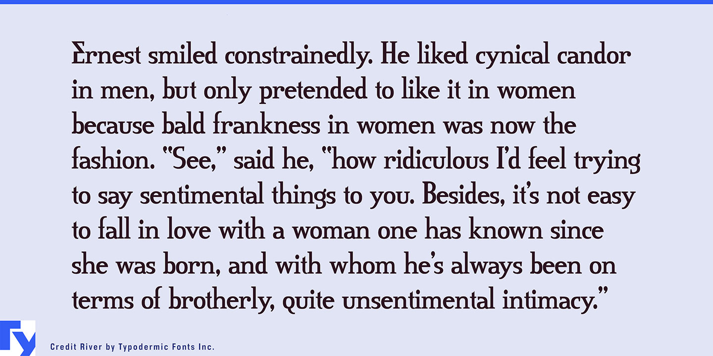 Credit Valley Font Free Download