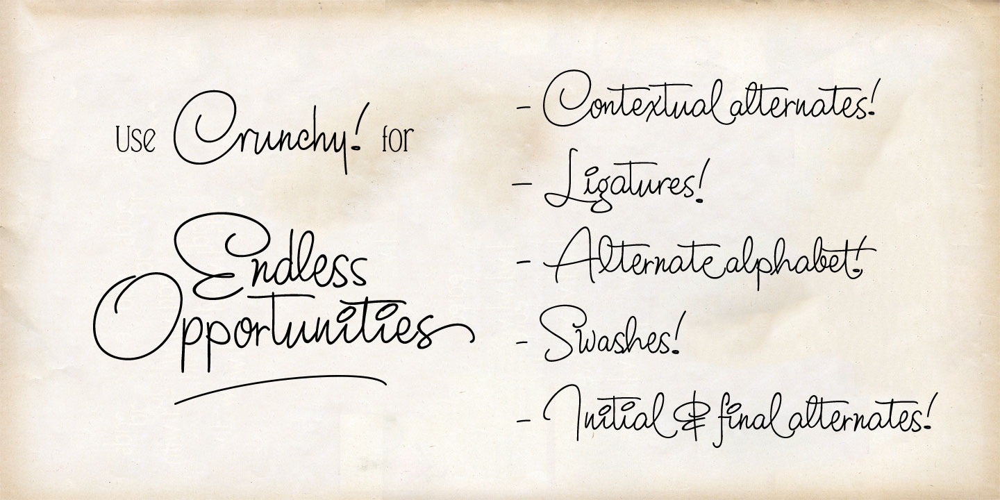 Crunchy Font Download