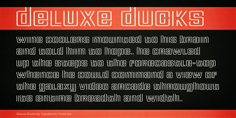Deluxe Ducks Font