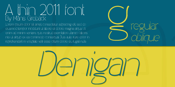 Denigan Font