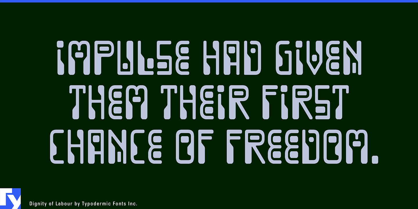 Dignity Of Labour Font Free Download