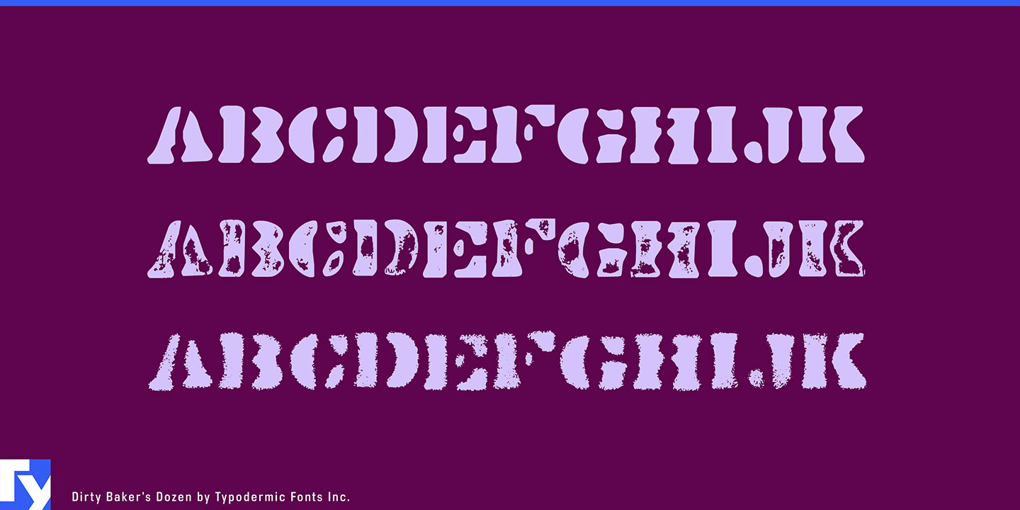 Dirty Bakers Dozen Font Free Download