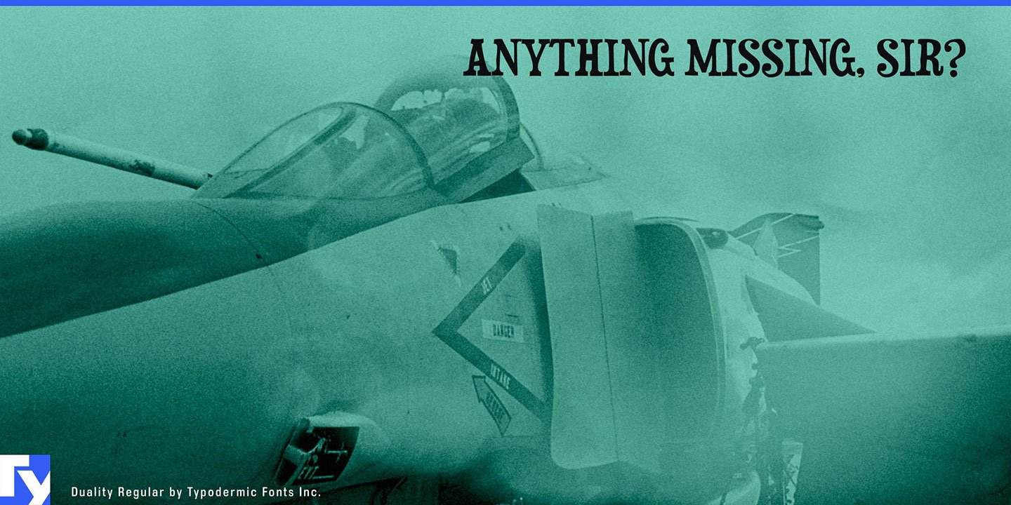 Duality Font Free Download