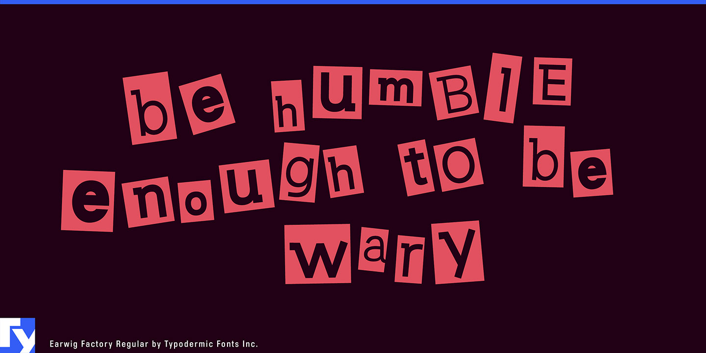 Earwig Factory Font Download