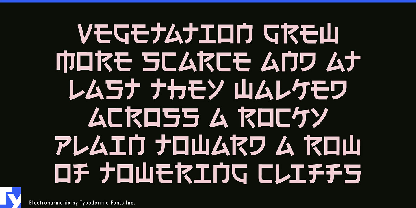 Electroharmonix Font Free Download