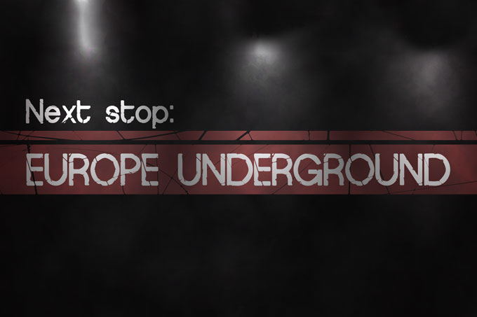 Europe Underground Worn Font