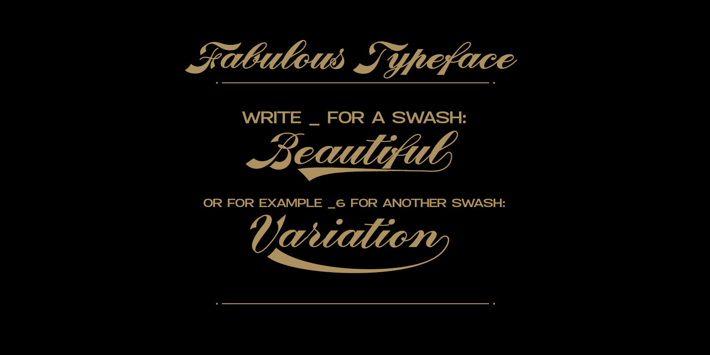 Fabulous Font Free Download