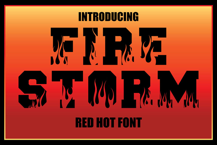 Firestorm Font
