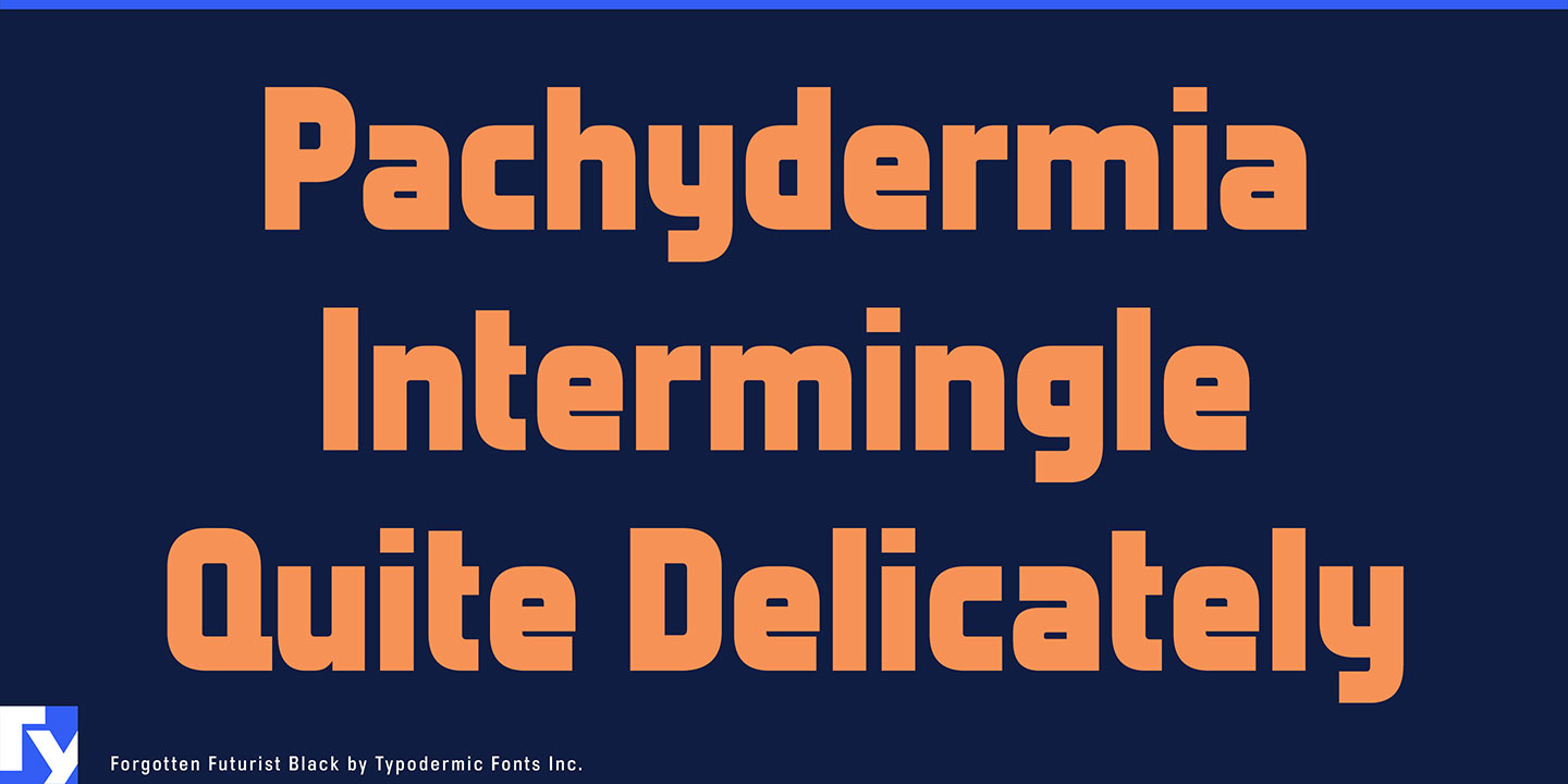 Forgotten Futurist Font Download