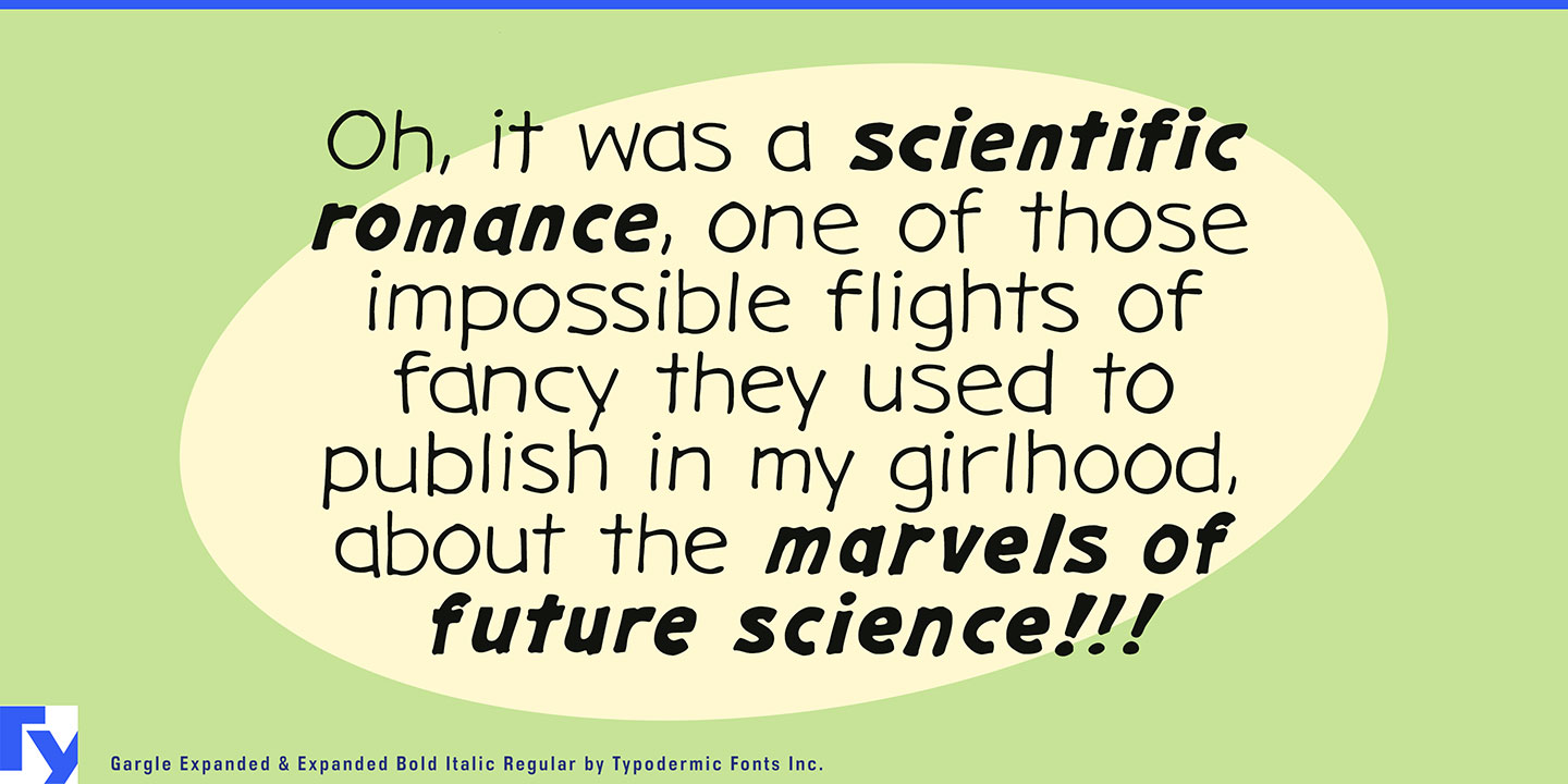 Gargle  Font Free Download