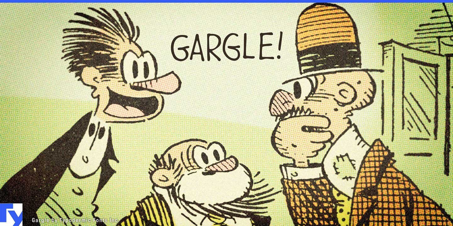 Gargle  Font