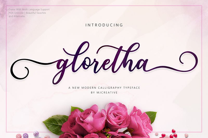 Gloretha  Font