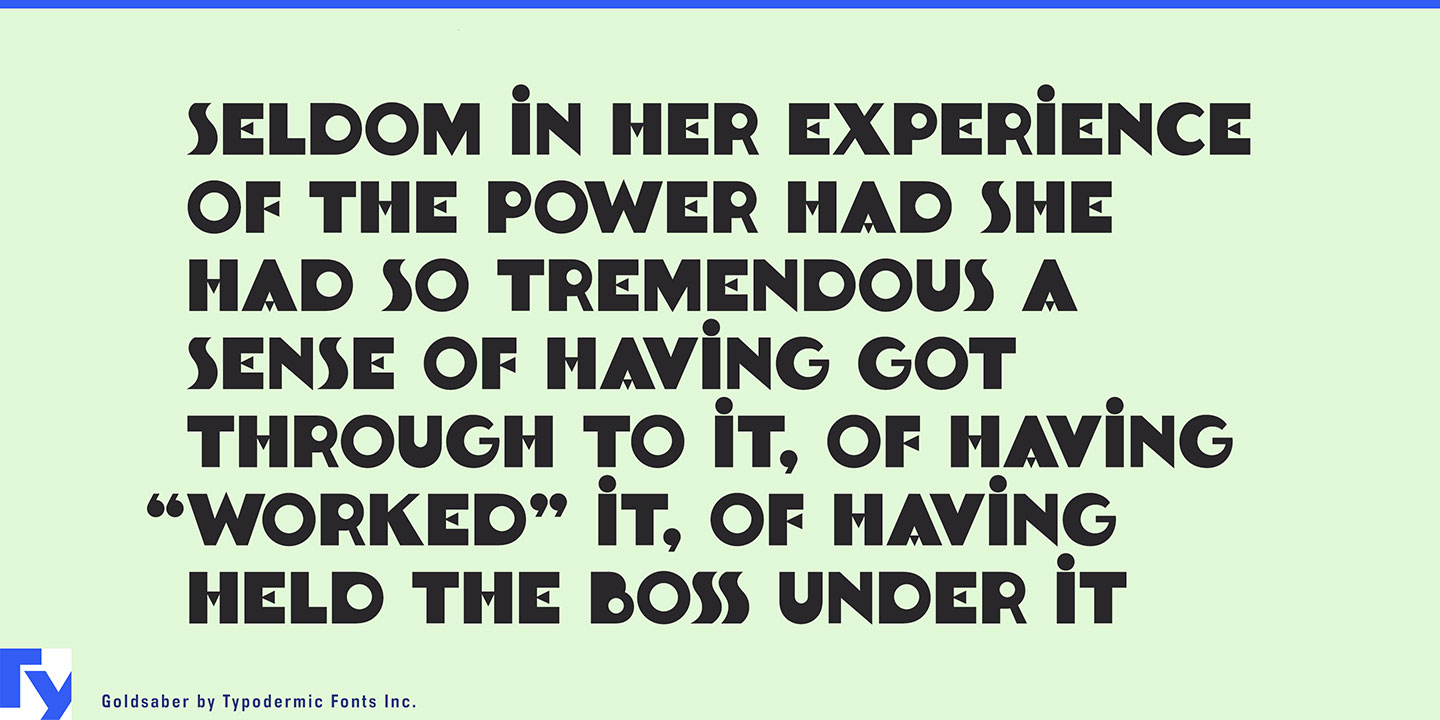 Goldsaber Font Free Download