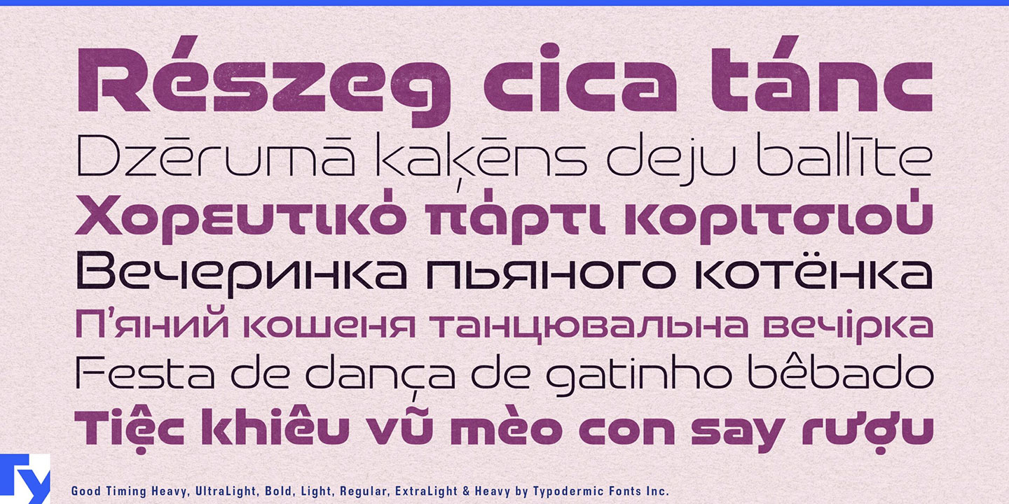 Good Timing Font Download