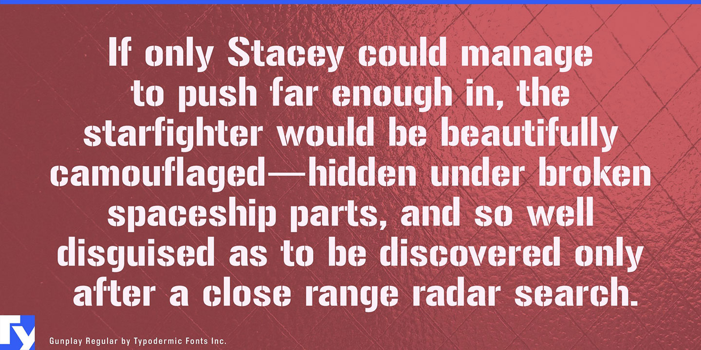 Gunplay Font Free Download