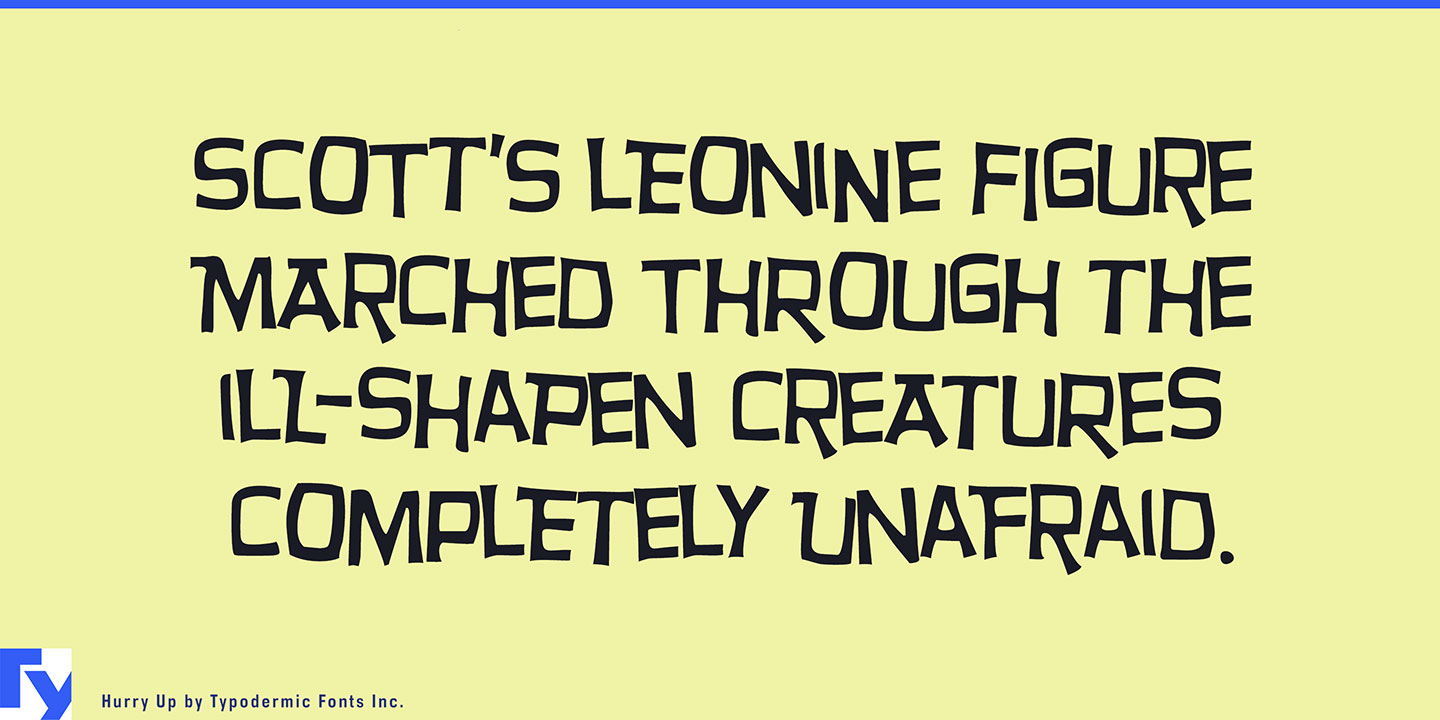 Hurry Up Font Free Download