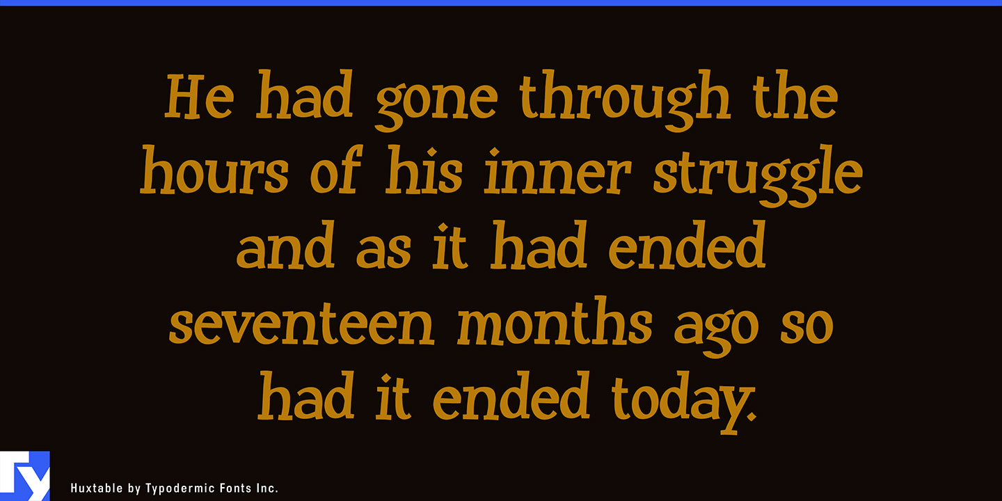 Huxtable Font Free Download