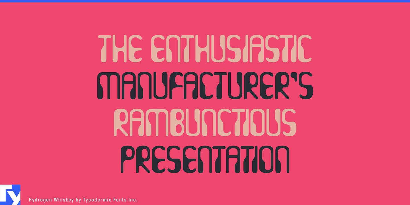 Hydrogen Whiskey Font Download