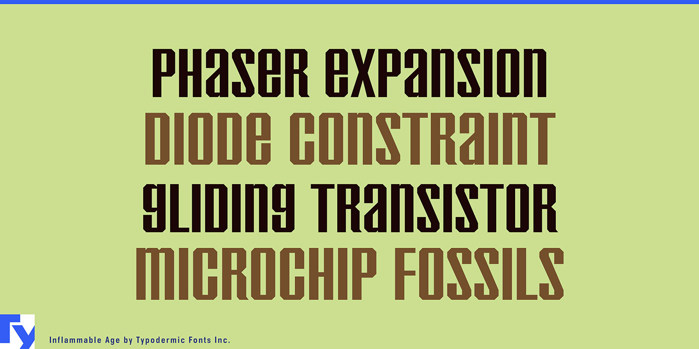 Inflammable age Font Free Download