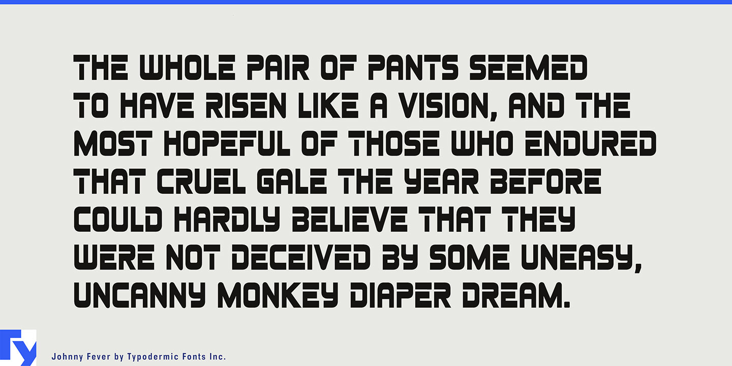 Johnny Fever Font Free Download