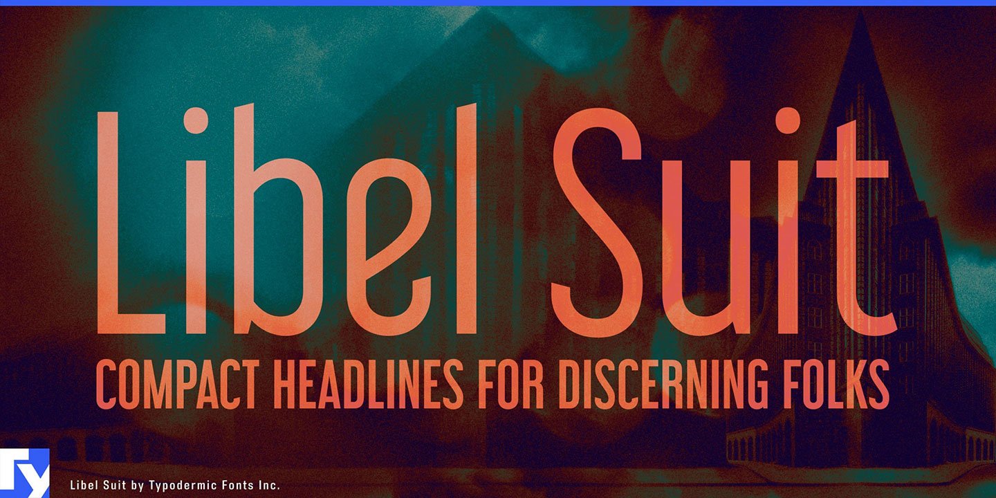 Libel Suit Font