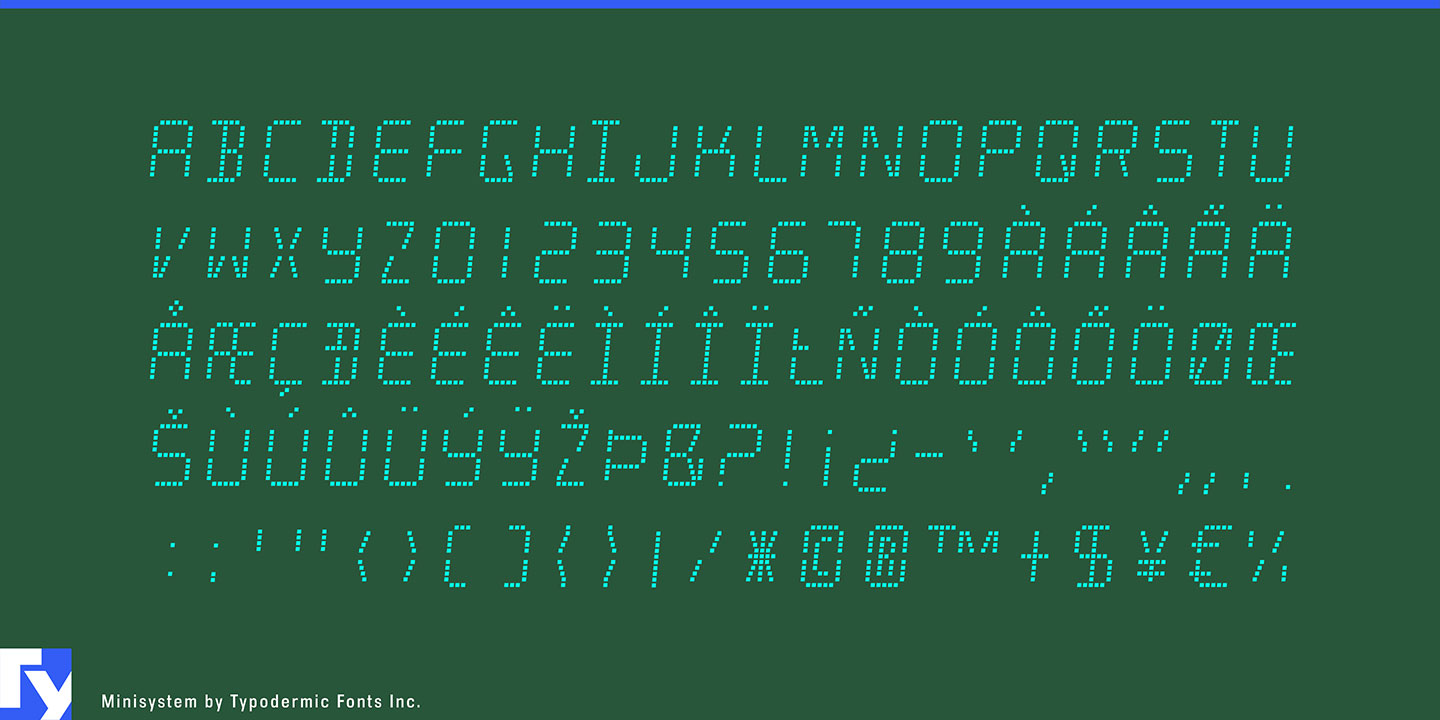 Minisystem Font Free Download