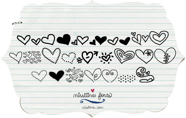 MTF Heart Doodle Font