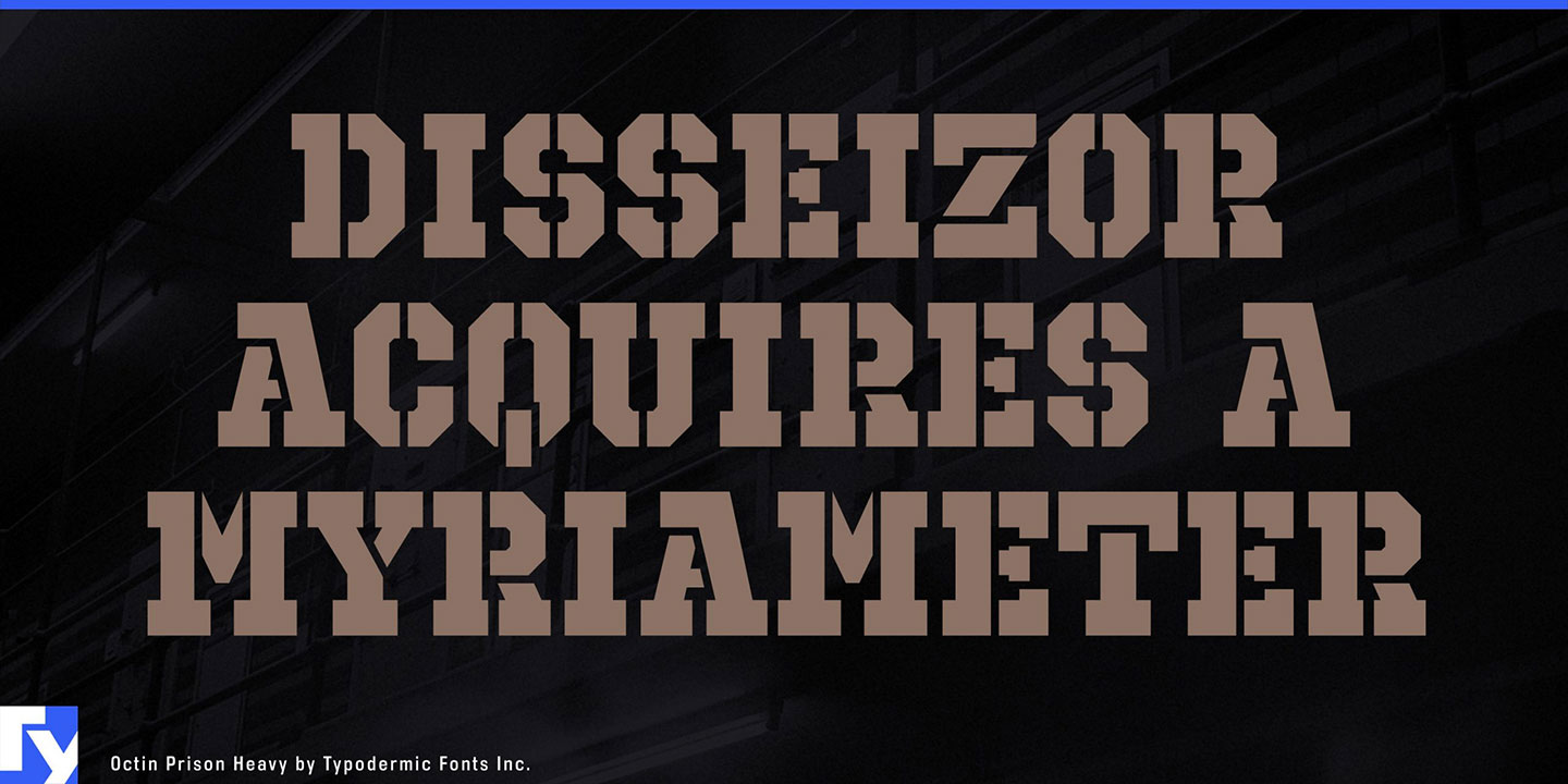 Octin Prison Font Download