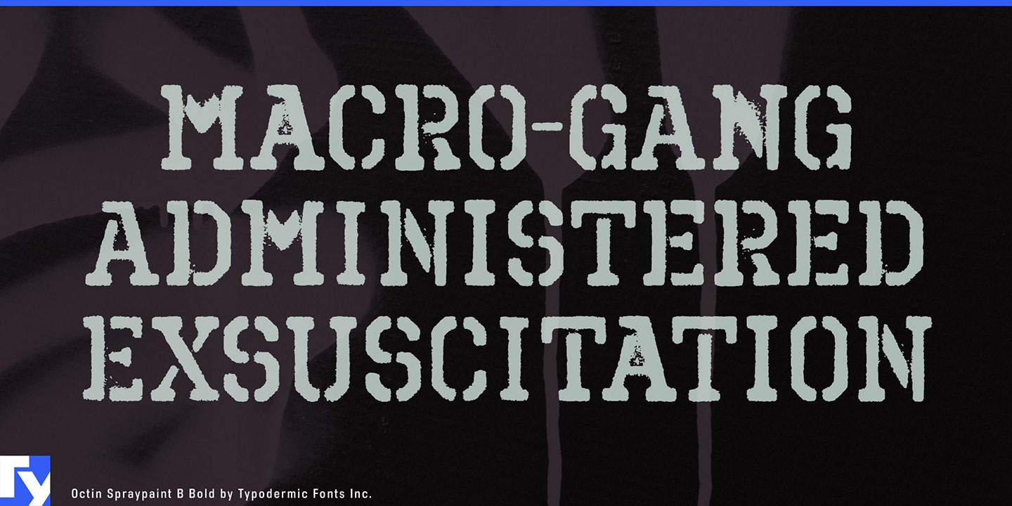 Octin Spraypaint Font Free Download
