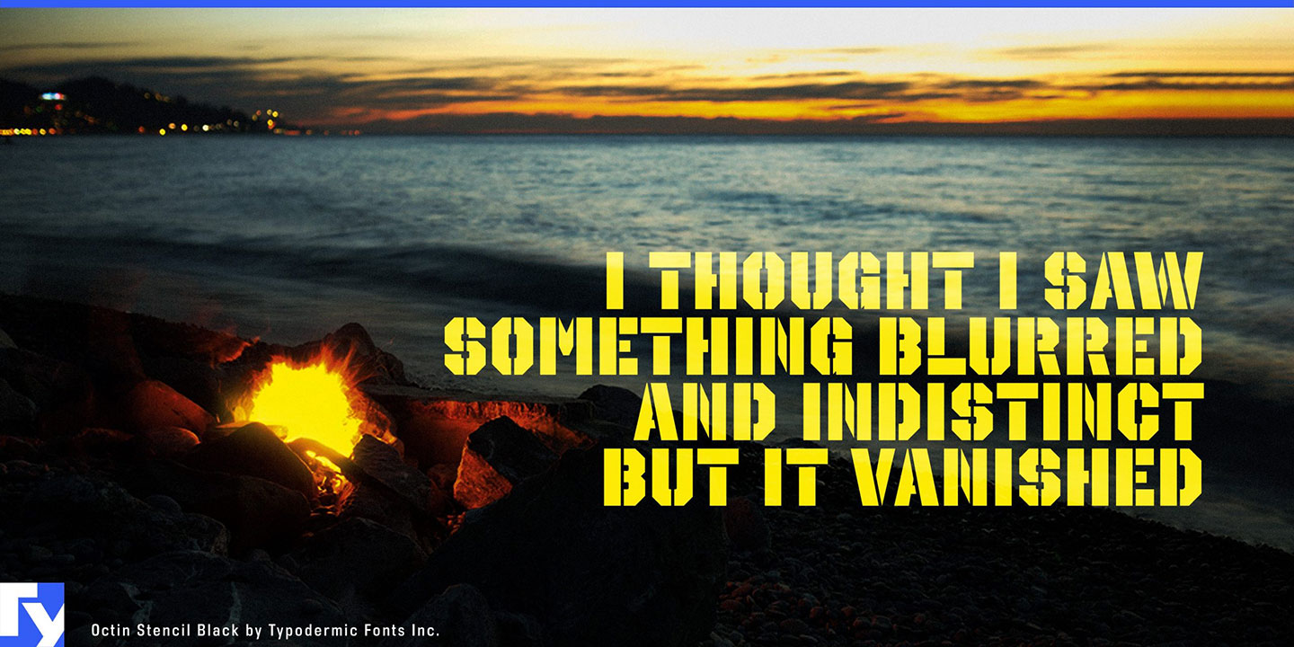 Octin Stencil Font Download