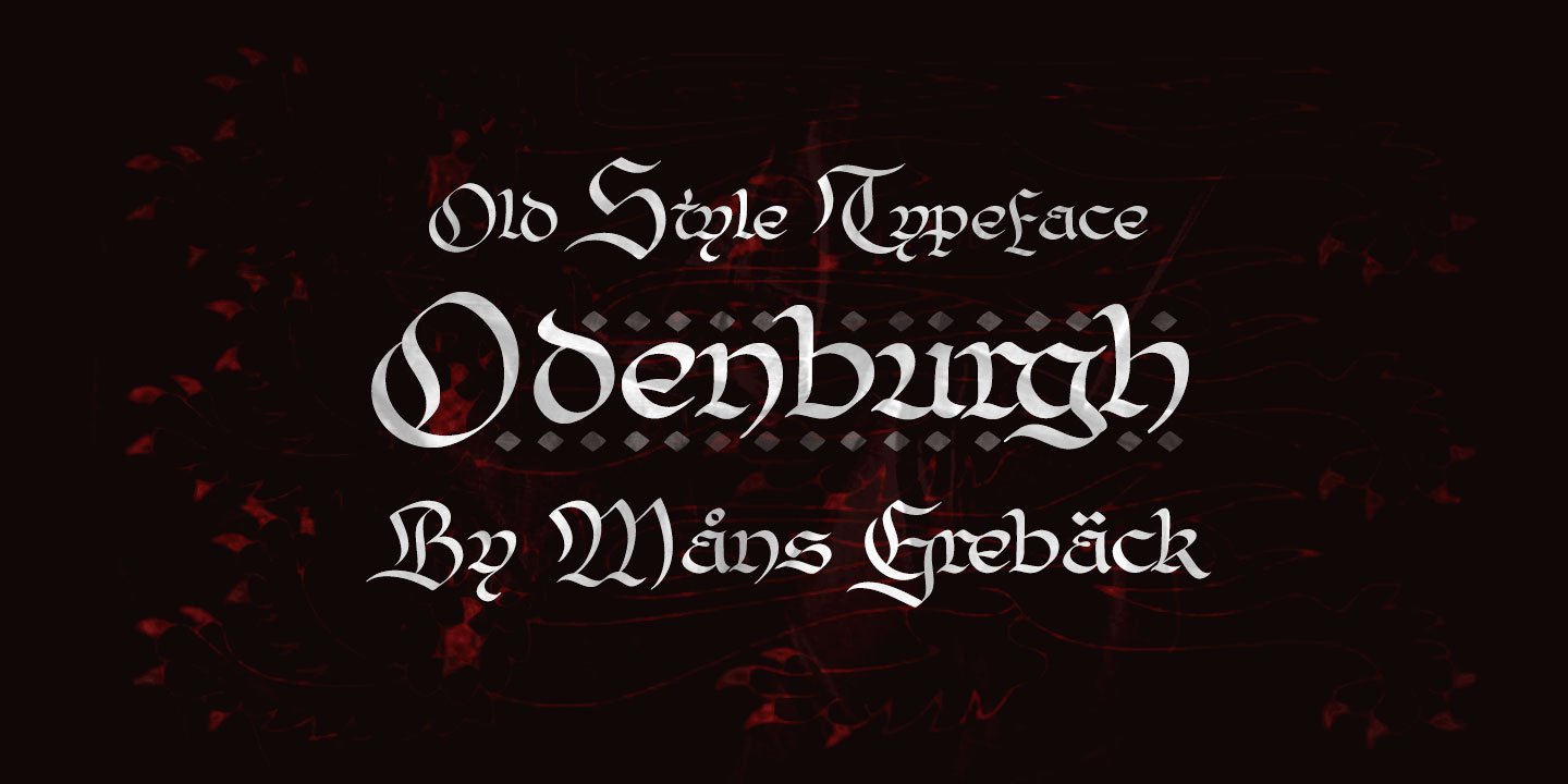 Odenburgh Font