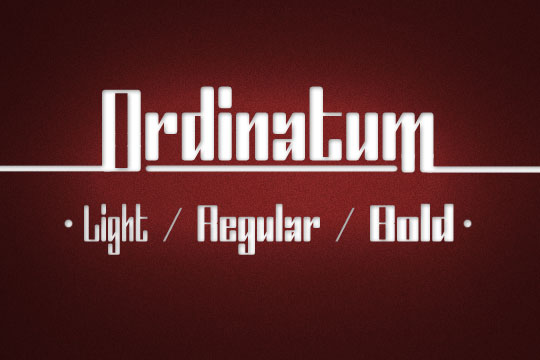 Ordinatum Font Download