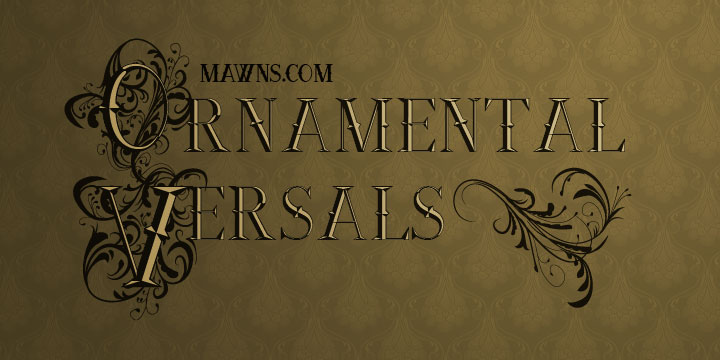 Ornamental Versals Font