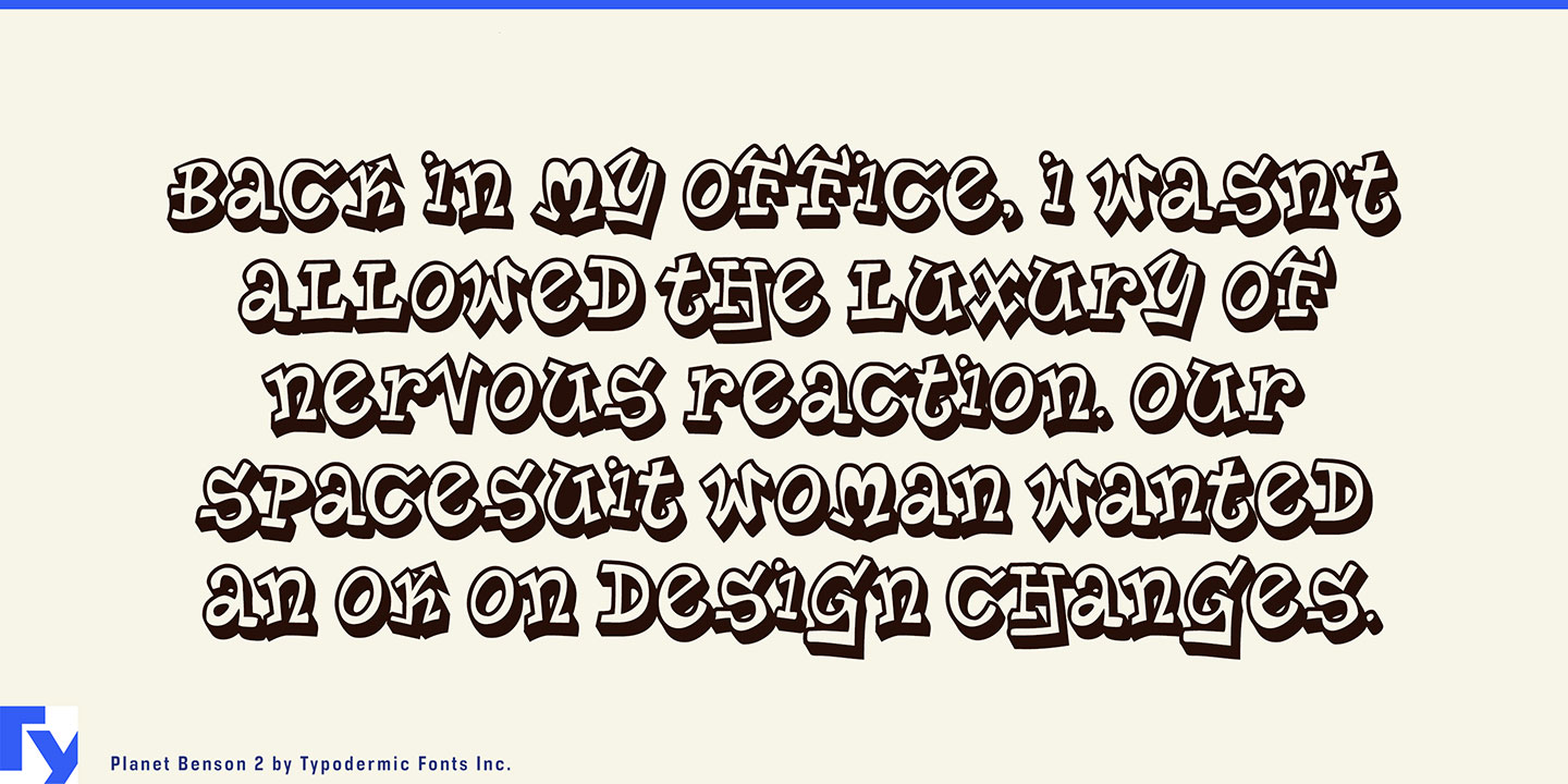 Planet Benson Font Download