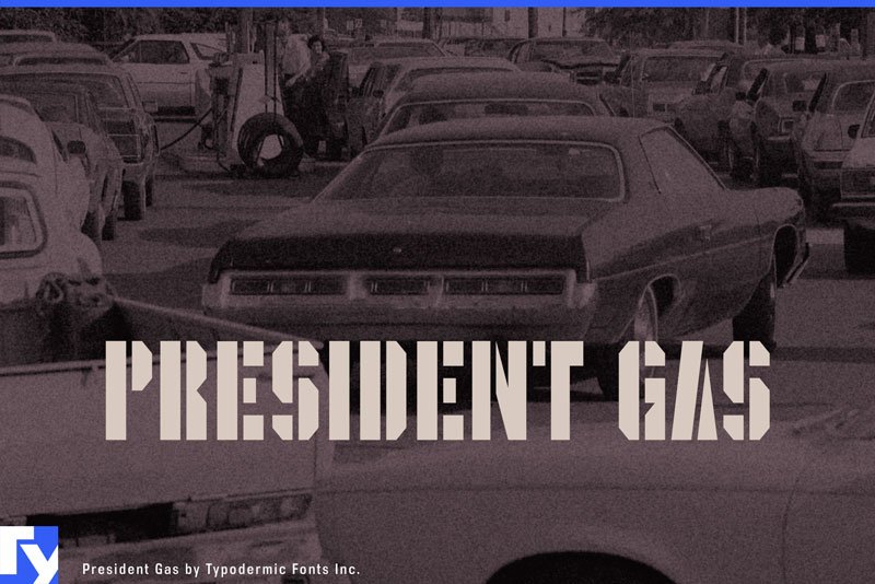 President Gas Font