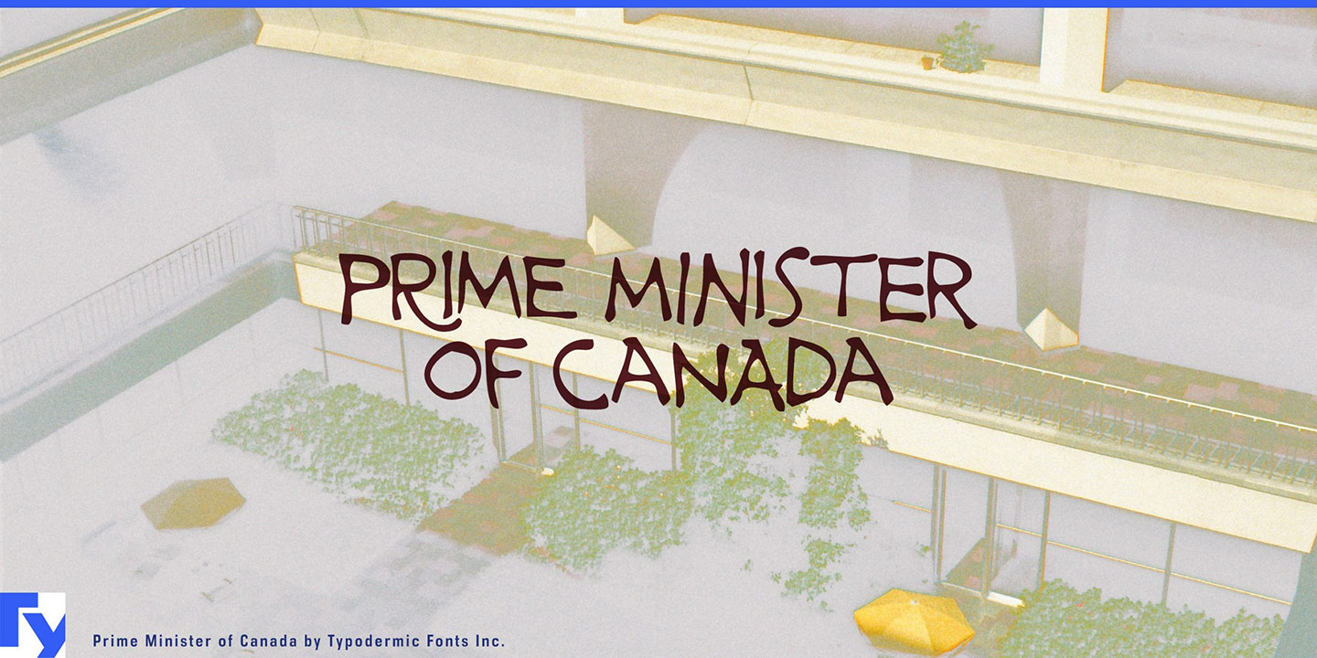 Prime Minister Of Canada Font