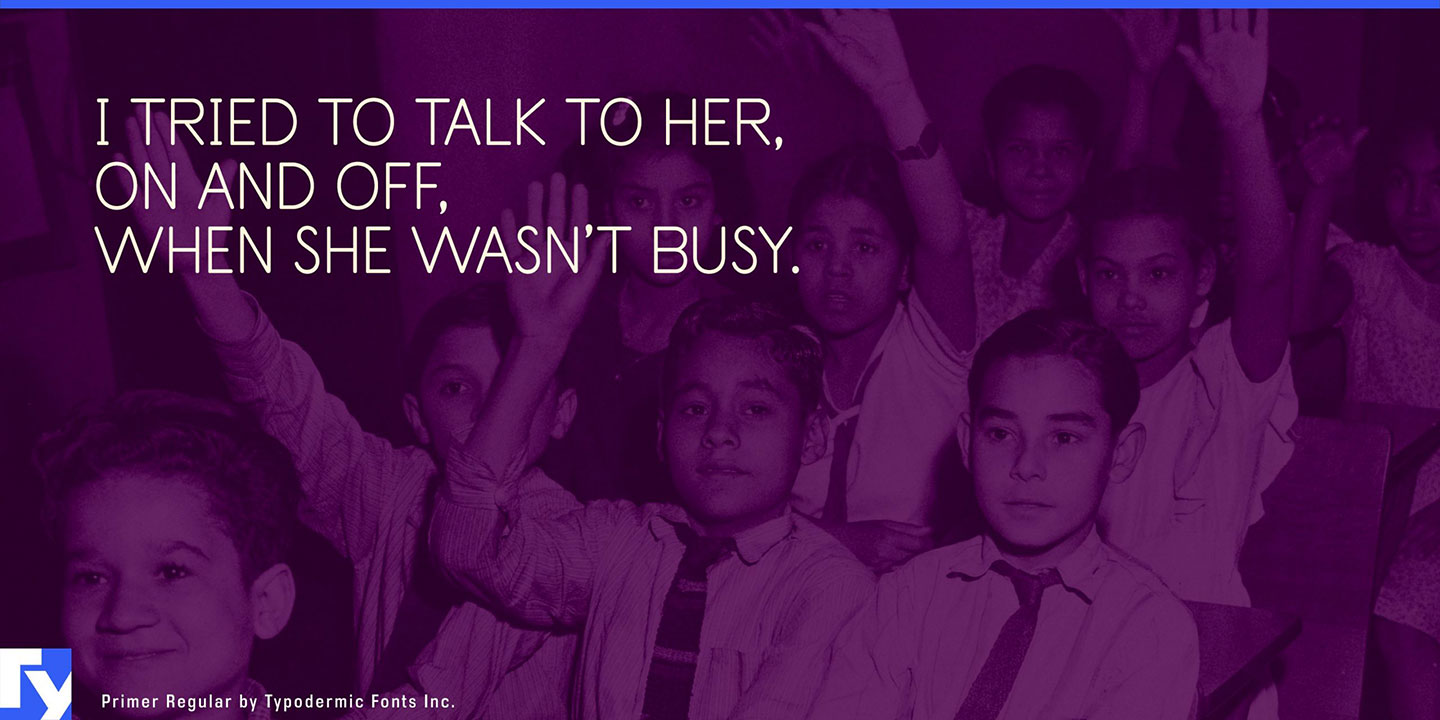 Primer Print Font Download