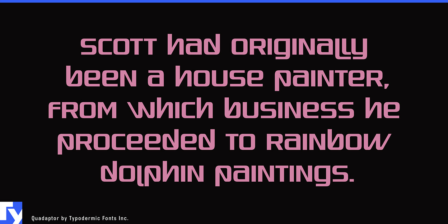 Quadaptor Font Free Download